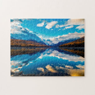 Puzzle Lac Glacier Park McDonald Montana.