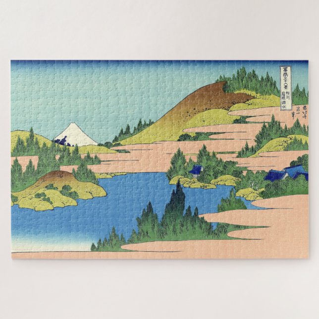 Puzzle Lac Hokusai Hakone dans la province de Sagami (Horizontal)