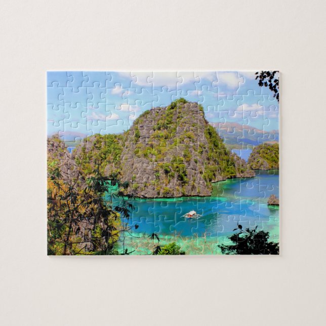 Puzzle Lac Kayangan à Palawan Philippines (Horizontal)