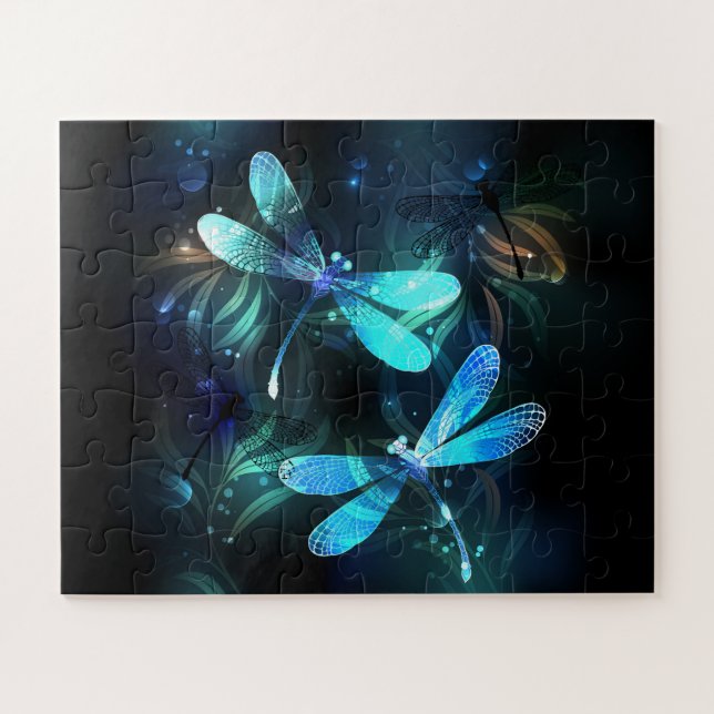 Puzzle Lac Libellules Lumineuses (Horizontal)