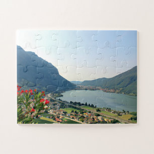 Puzzle Lac Lugano - peinture