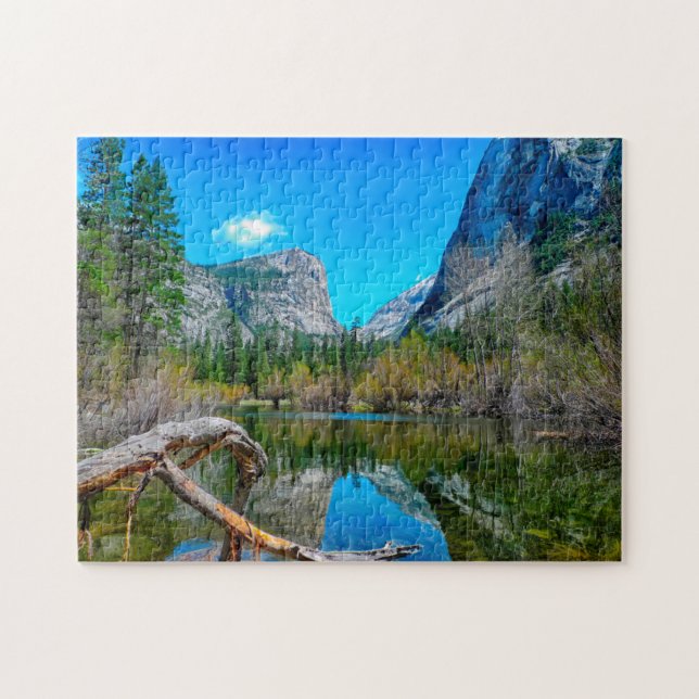 Puzzle Lac Miroir Yosemite Californie. (Horizontal)