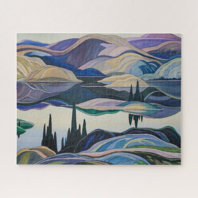 Puzzle Lac Mirror | Franklin Carmichael | (Horizontal)