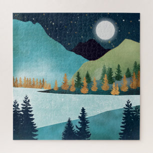 Puzzle Lac Moonrise
