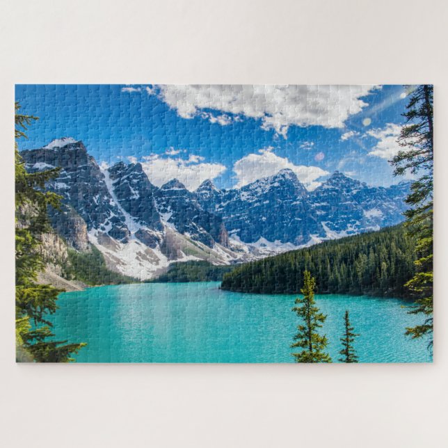 Puzzle Lac Moraine, parc national Banff (Horizontal)