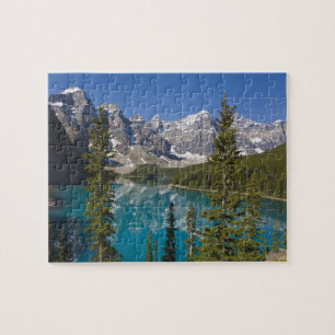 Puzzle Lac Moraine, Rocheuses canadiennes, Alberta, Canad