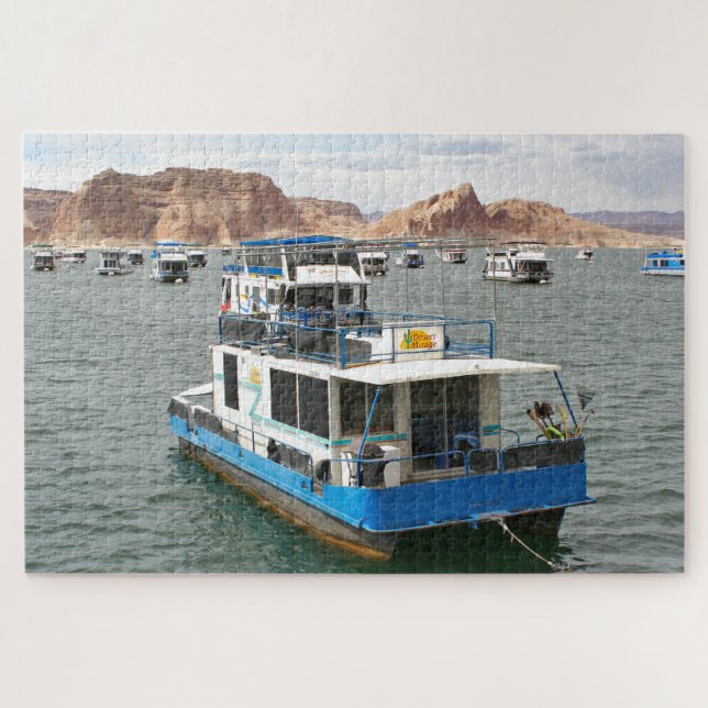 Puzzle Lac Powell Houseboat, Arizona, États-Unis 2 (Horizontal)