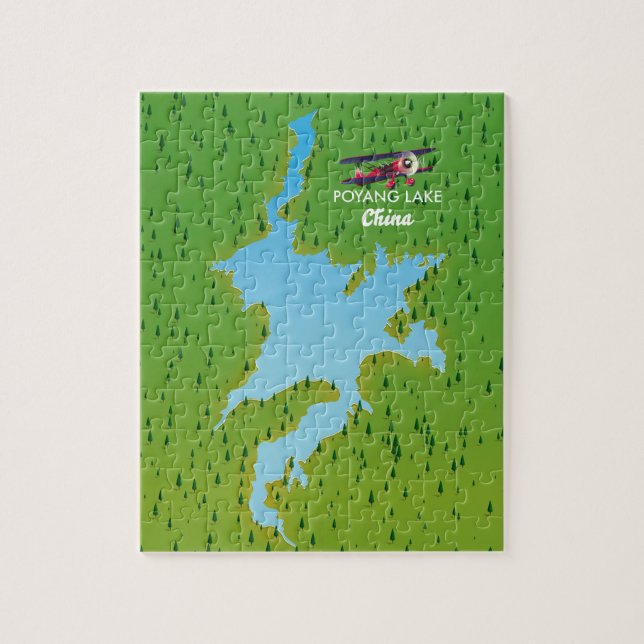 Puzzle Lac Poyang (Vertical)