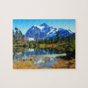 Puzzle Lac Puzzle-Montagne de jeu