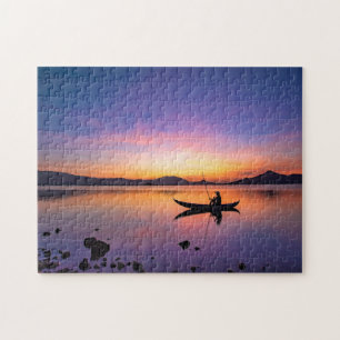 Puzzle Lac Sunset
