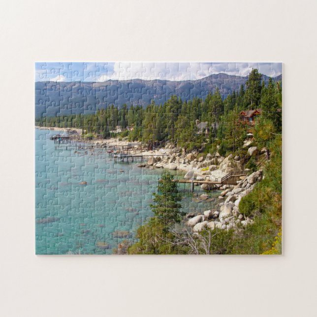 Puzzle Lac Tahoe Nevada. (Horizontal)