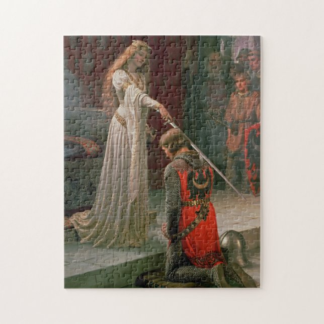 Puzzle L'Accolade par Edmund Blair Leighton, c.1901 (Vertical)