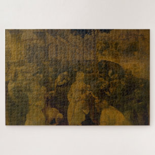 Puzzle L'Adoration des mages - Inachevée de Léonard de Vi