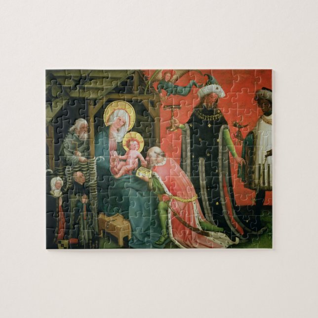 Puzzle L'adoration des Magi (huile sur le panneau) (Horizontal)