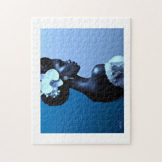 Puzzle Lady Blue Alicia C. Lacy