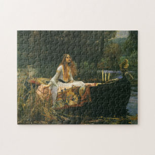 Puzzle Lady Shalott On Boat par John William Waterhouse