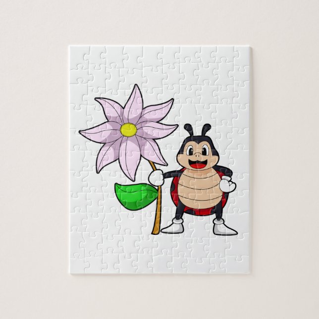 Puzzle Ladybug avec Flower.PNG (Vertical)
