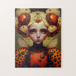 Puzzle Ladybug Queen 2 mignonne Imaginaire Art