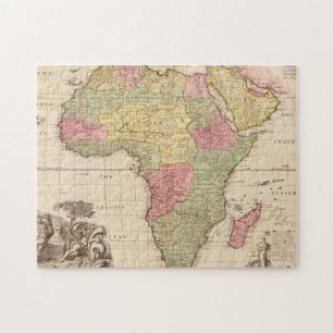 Puzzle L'Afrique circa 1725