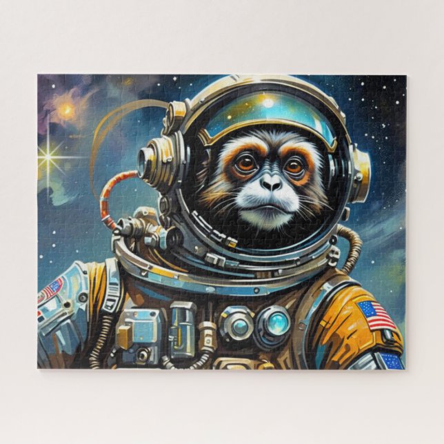 PUZZLE L'ÂGE DU MONKEY ACIER-TAMARIN 3 (Horizontal)