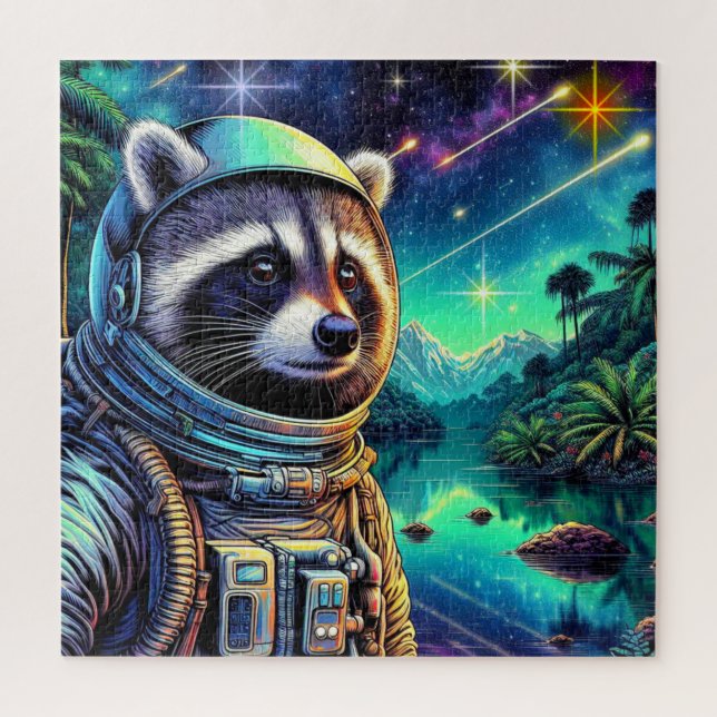 PUZZLE L'ÂGE DU RACCOON ACIER-NORD (Vertical)