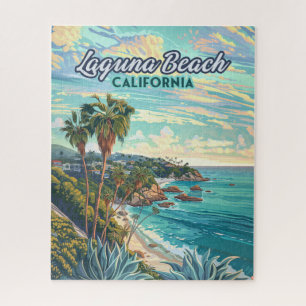 Puzzle Laguna Beach Californie Orange County Vintage
