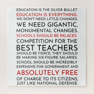 Puzzle L'aile ouest Sam Seaborn Discours d'éducation Puzz