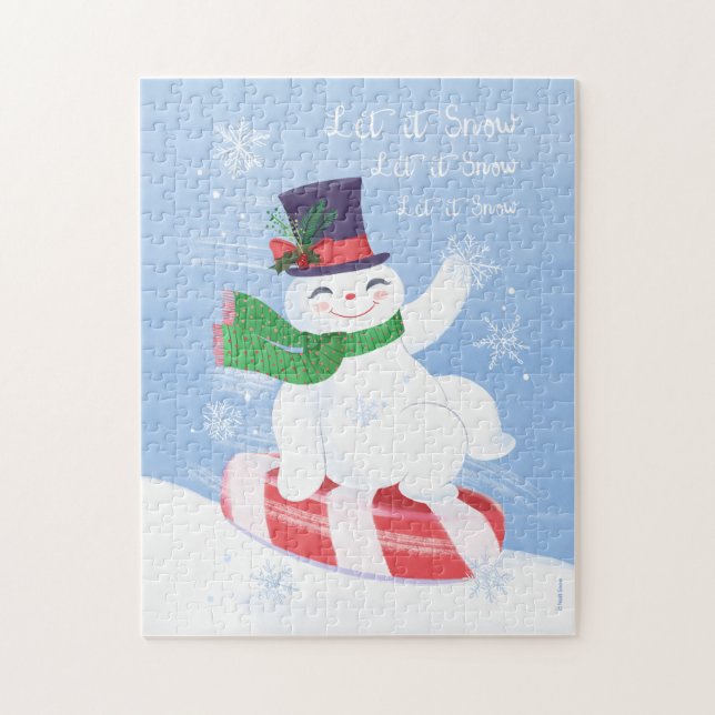 Puzzle Laissez-le Snowman et Peppermenthe (Vertical)