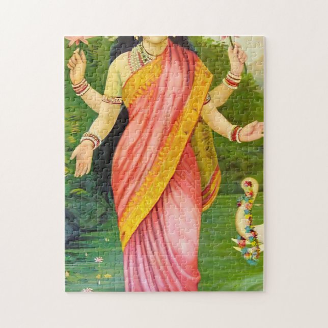 Puzzle Lakshmi Hindu Goddess (Vertical)