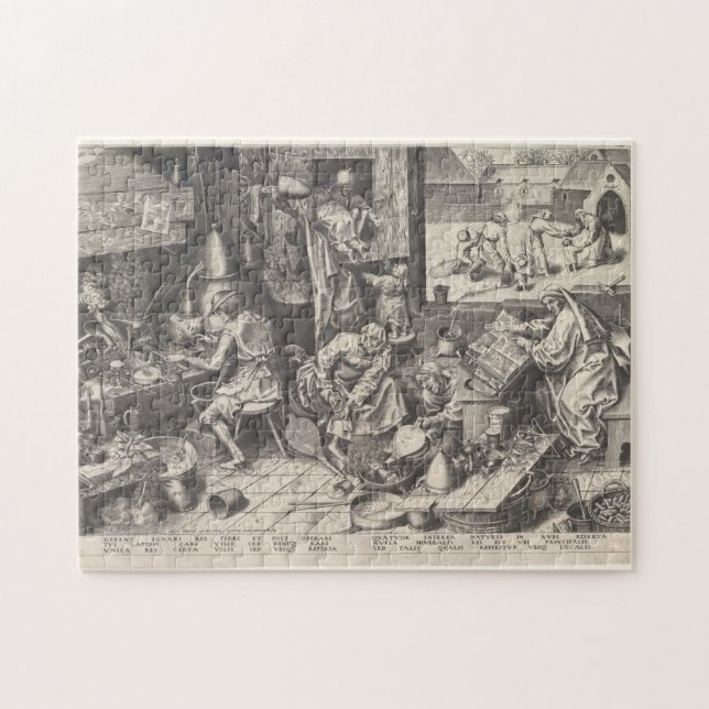 Puzzle L'Alchimiste après 1558 Pieter Bruegel l'Ancien (Horizontal)