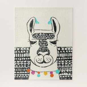 Puzzle Lama de partie - portrait