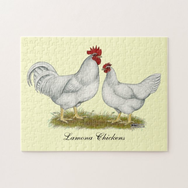 Puzzle Lamona Chickens (Horizontal)