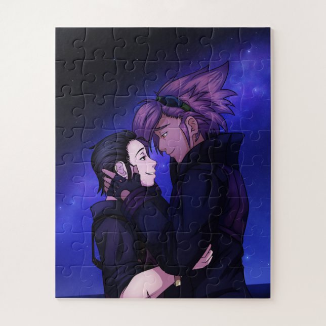 Puzzle L'amour dans l'espace (Vertical)