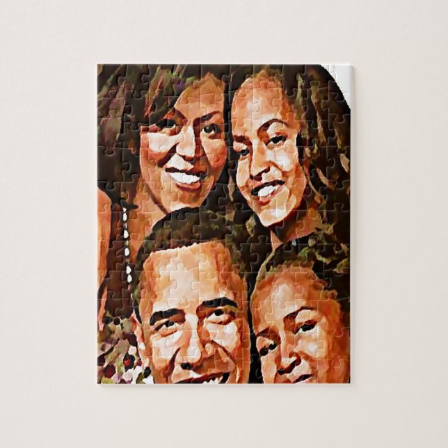 Puzzle L'amour d'Obama_ (Vertical)
