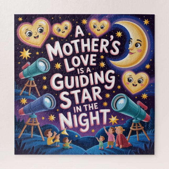 Puzzle L'amour d'une mère est une étoile directrice dans  (Vertical)