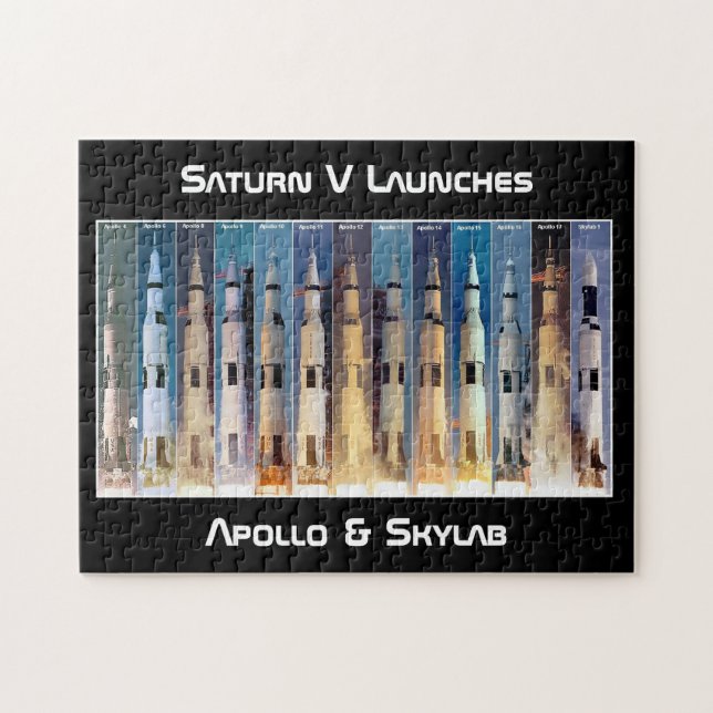 Puzzle Lancement de la fusée Saturn V Moon (Horizontal)