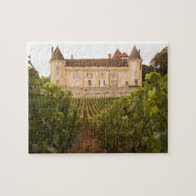 Puzzle L'ancien château médiéval de Rully dans la Cote (Horizontal)