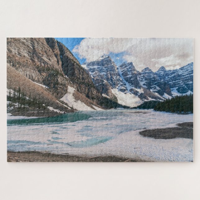 Puzzle Landscape of Moraine Lake, Alberta, Canada (Horizontal)