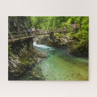 Puzzle Landscape of Slovenia - Vintgar Gorge