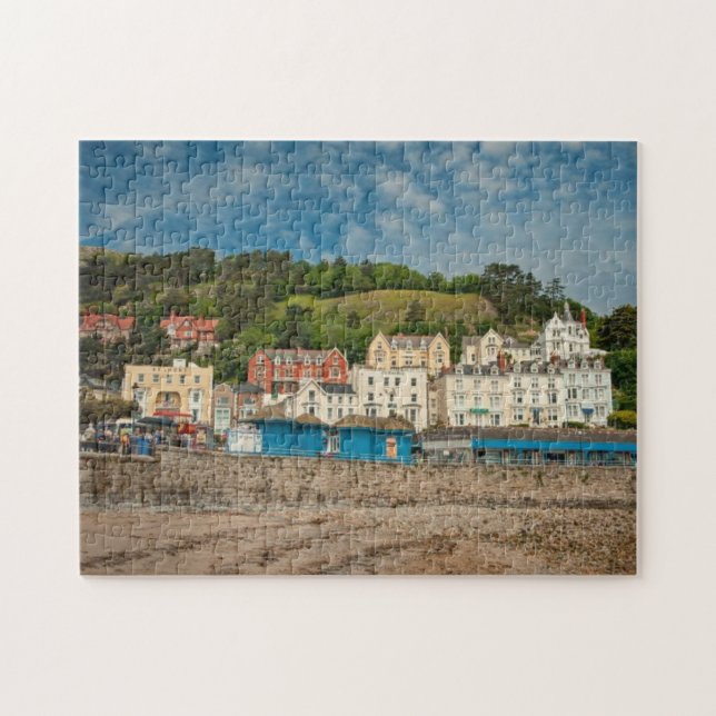 Puzzle Landudno North Wales Balnéaire Vue Pittoresque Jig (Horizontal)