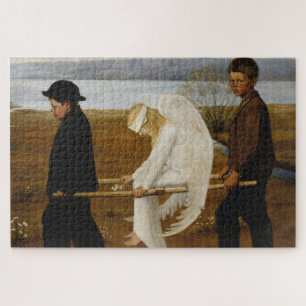 Puzzle L'ange blessé (par Hugo Simberg)