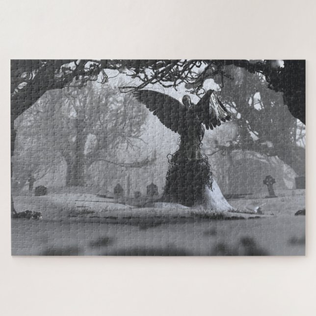 Puzzle L'Ange Noir (hiver) (Horizontal)