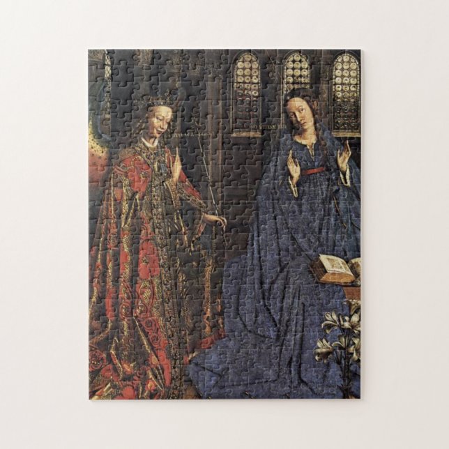 Puzzle L'annonce avant janvier van Eyck (Vertical)