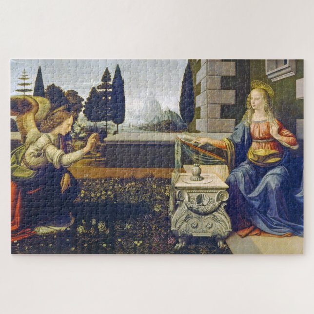 Puzzle L'annonce | Leonardo da Vinci | (Horizontal)