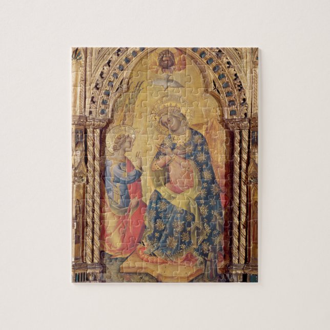 Puzzle L'annonce (une partie de polyptych) (huile sur le (Vertical)