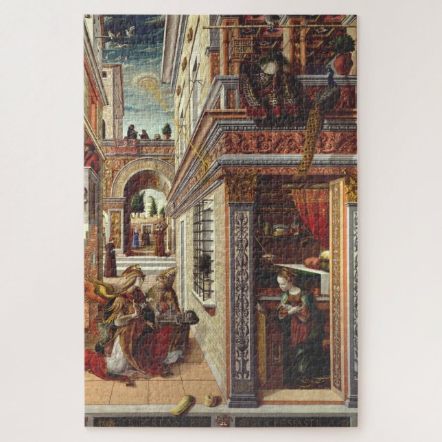 Puzzle L'Annonciation Carlo Crivelli Art de la Renaissanc (Vertical)