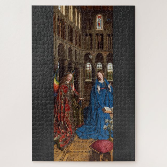 Puzzle L'Annonciation de Van Eyck Premium Lumière Cathédr (Vertical)