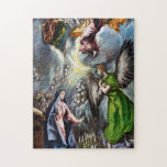 Puzzle L'Annonciation, El Greco, 1597-1600<br><div class="desc">El Greco (1er octobre 1541 - 7 avril 1614) était peintre, sculpteur et architecte grec de la Renaissance espagnole. El Greco est né dans le Royaume de Candia (Crète moderne), qui faisait alors partie de la République de Venise, et le centre de l'art post-byzantin. Il s'est formé et est devenu...</div>