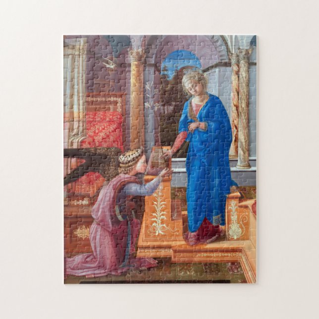 Puzzle L'Annonciation, Filippo Lippi, 1440 (Vertical)
