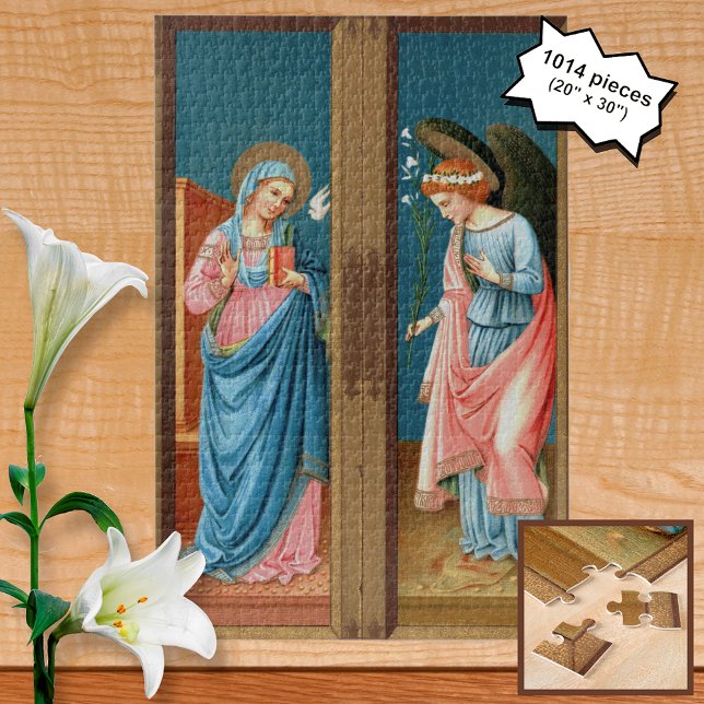 Puzzle L'Annonciation par F. Lippi (M 038) (Créateur téléchargé)